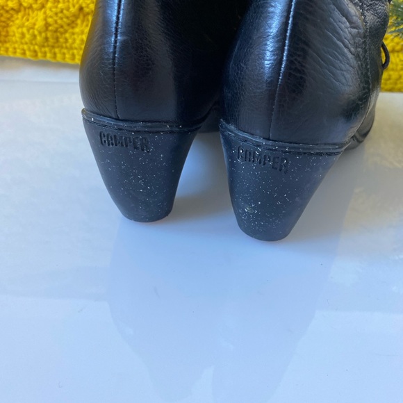 Camper Dark Brown Ankle Boots - Picture 4 of 10